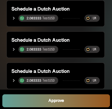 Dutch Auction preview